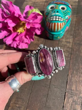 3 Stone Purple Spiny Cuff