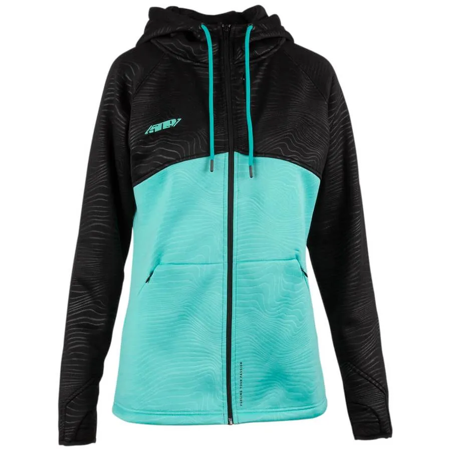 509 Women's Tech Zip Hoody Black/Teal