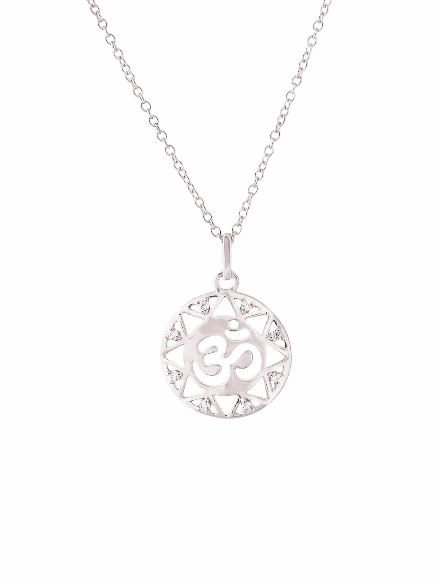 925 Silver Om Necklace