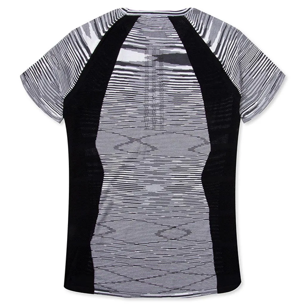 Adidas Originals x Missoni Women's City Runners Unite Tee - Black/Dark Grey/White