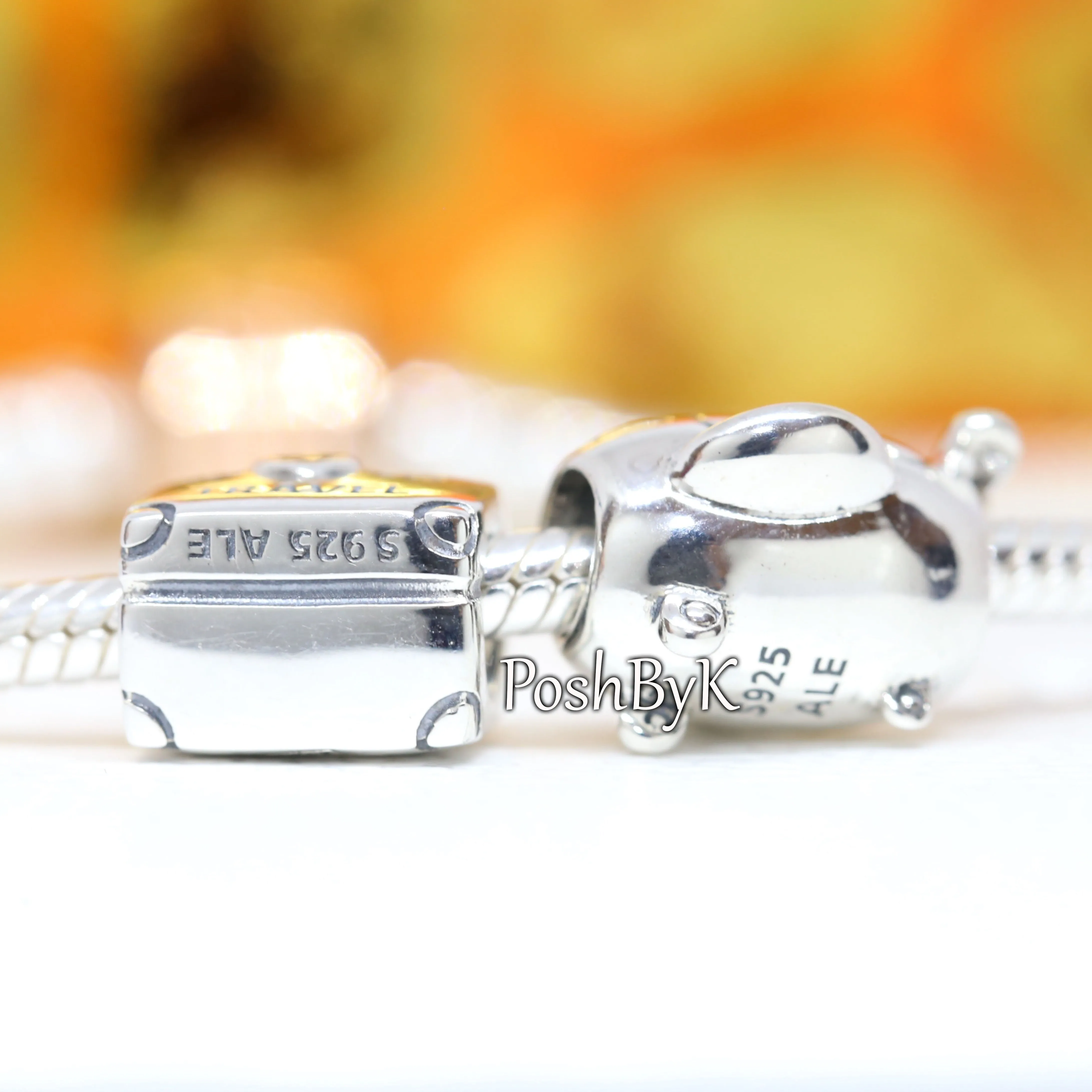 Airplane and I love to Travel Gift Set Charm