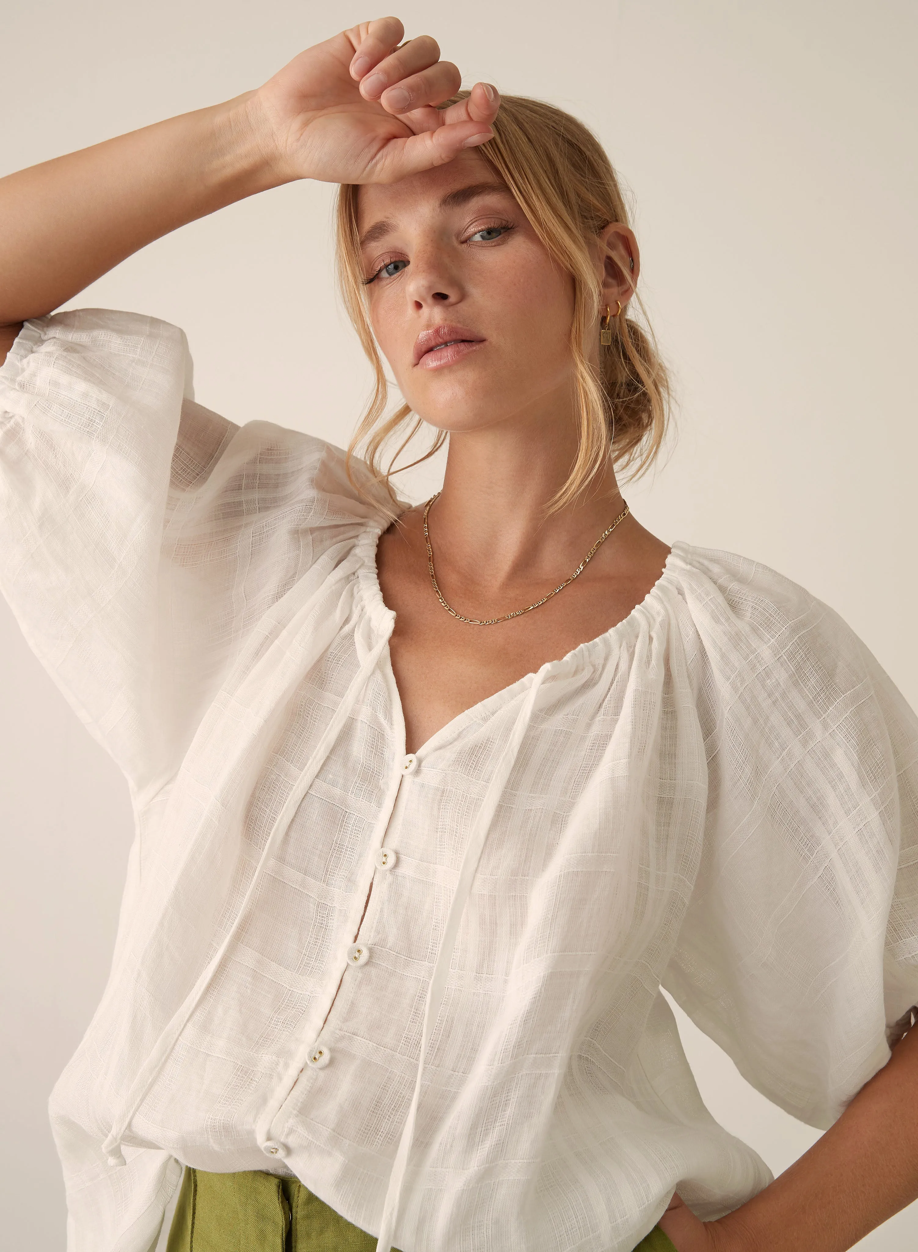 Amalfi Blouse (White)