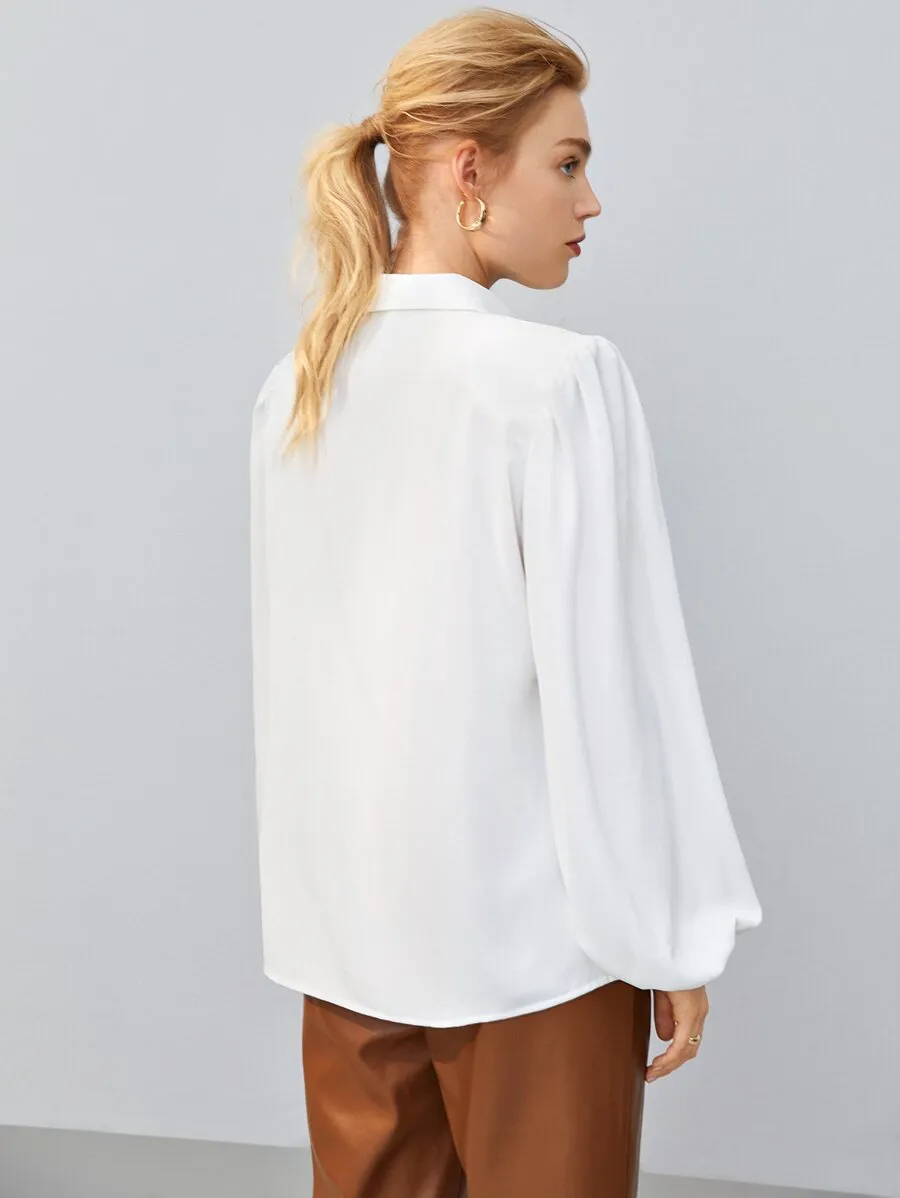 Balloon Sleeve Blouse