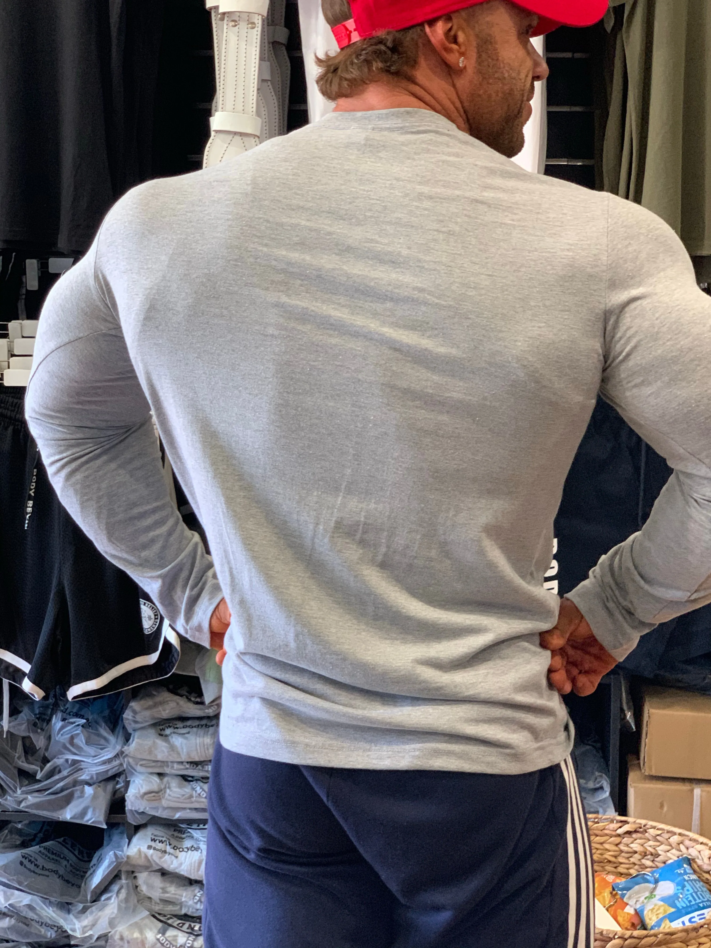 Body Beyond Long Sleeve Tee Signature Grey