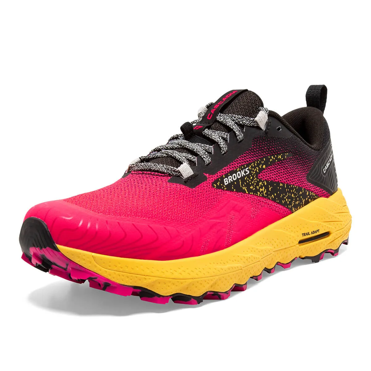 Brooks Cascadia 17 Womens | Diva Pink/black/lemon Chrome