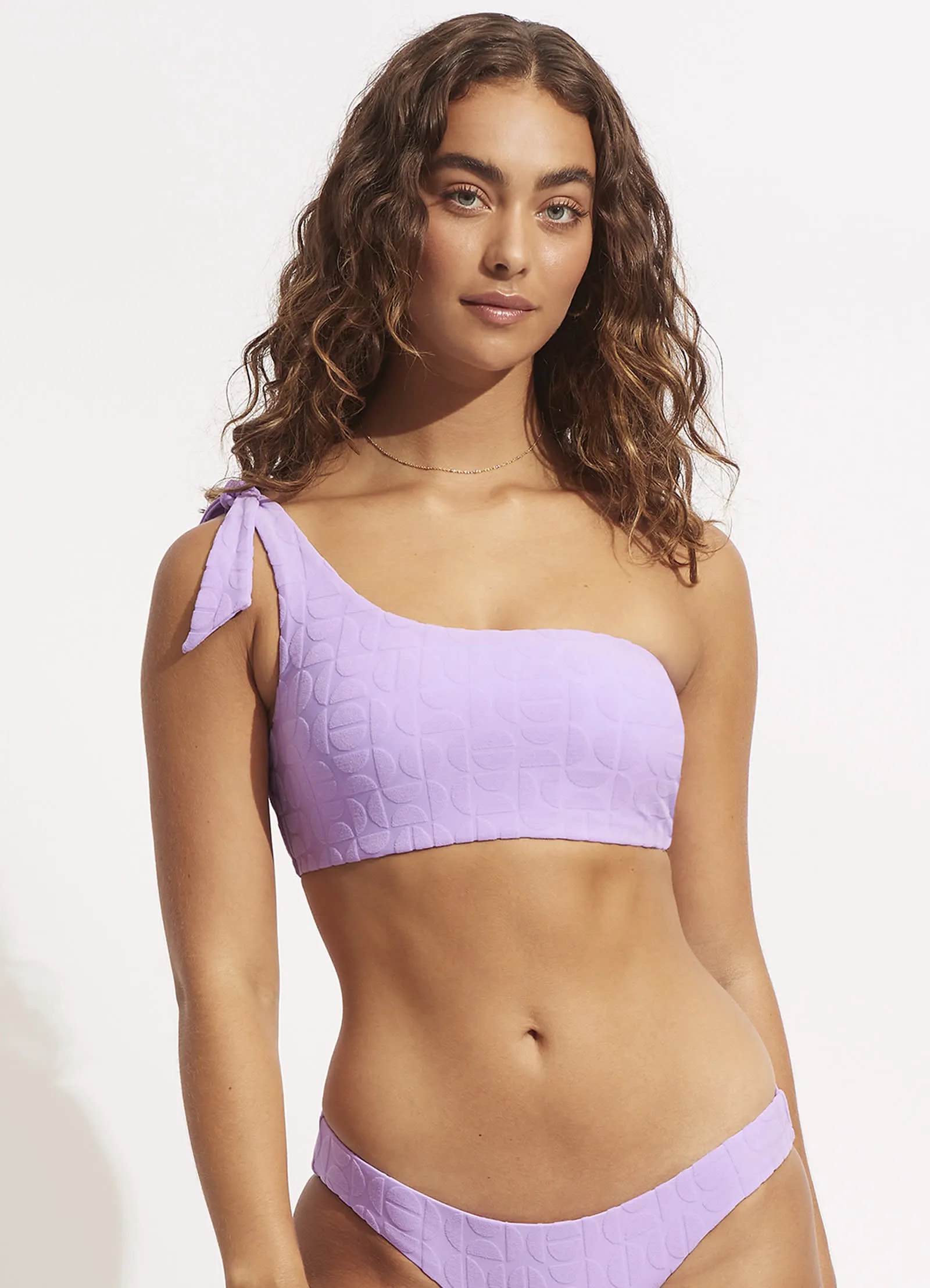 Capri One Shoulder Top - Wild Rose