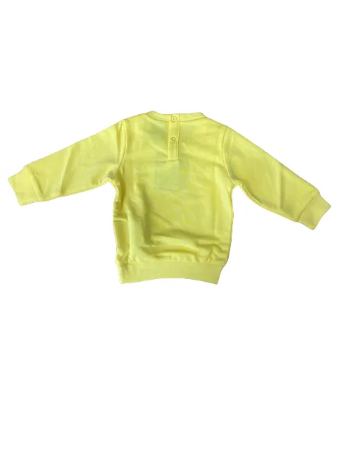 Champion Children's Round Neck Tracksuit in brushed cotton 306455 YS019 ocher yellow-navy