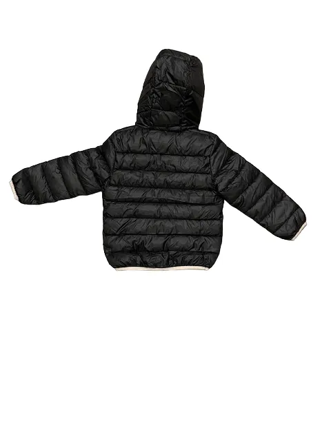 Champion Girl's hooded down jacket 306197 KK001 NBK black pink