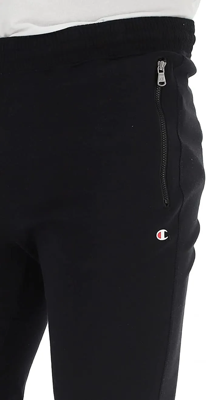 Champion Legacy men's sports trousers with zip on the pockets and cuff at the bottom 217435 KK001 black