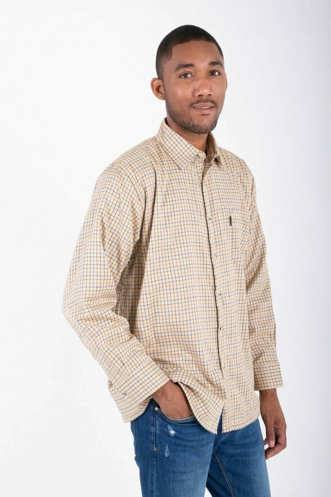 Champion Mens Long Sleeve Check Shirt - Highclere