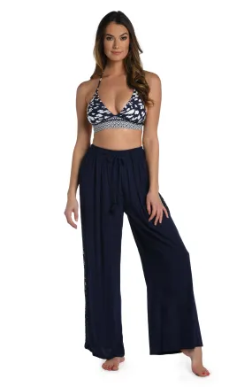 Coastal Covers Palazzo Pant - Indigo