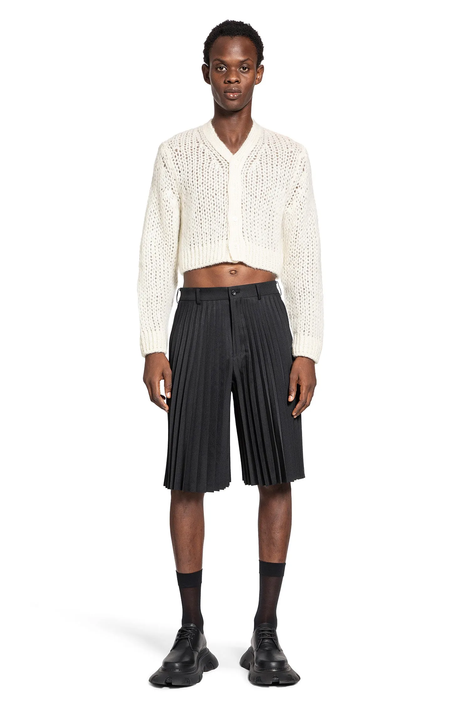 COMME DES GARCONS HOMME PLUS MAN BLACK SHORTS & SKIRTS