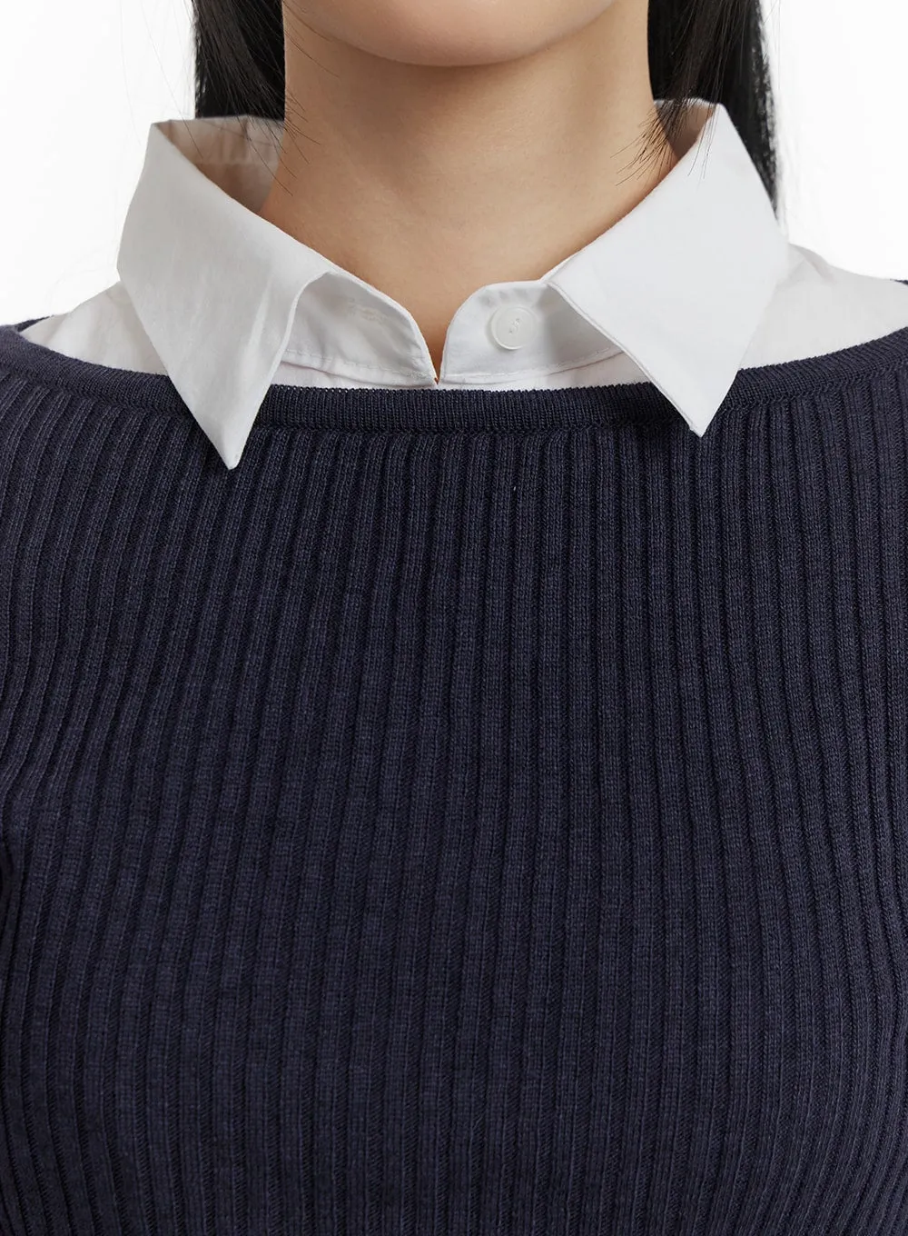 Cozy Solid Knit Sweater IM406