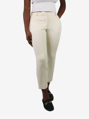 Cream trousers - size FR 38