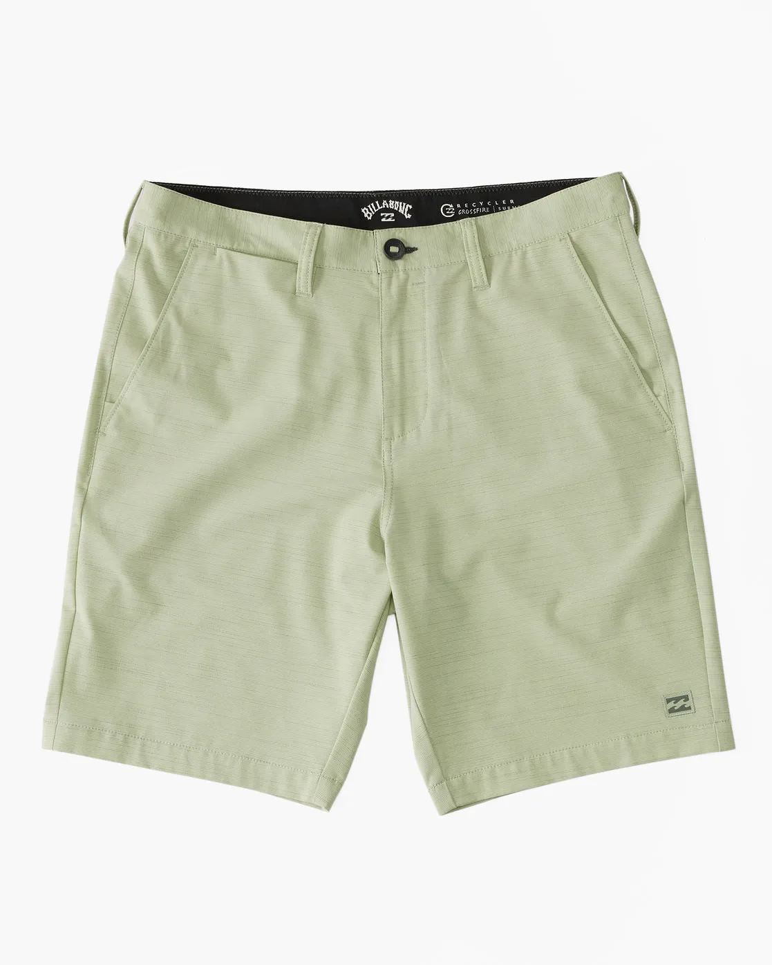 Crossfire Slub 19 Hybrid Submersible Shorts - Light Sage