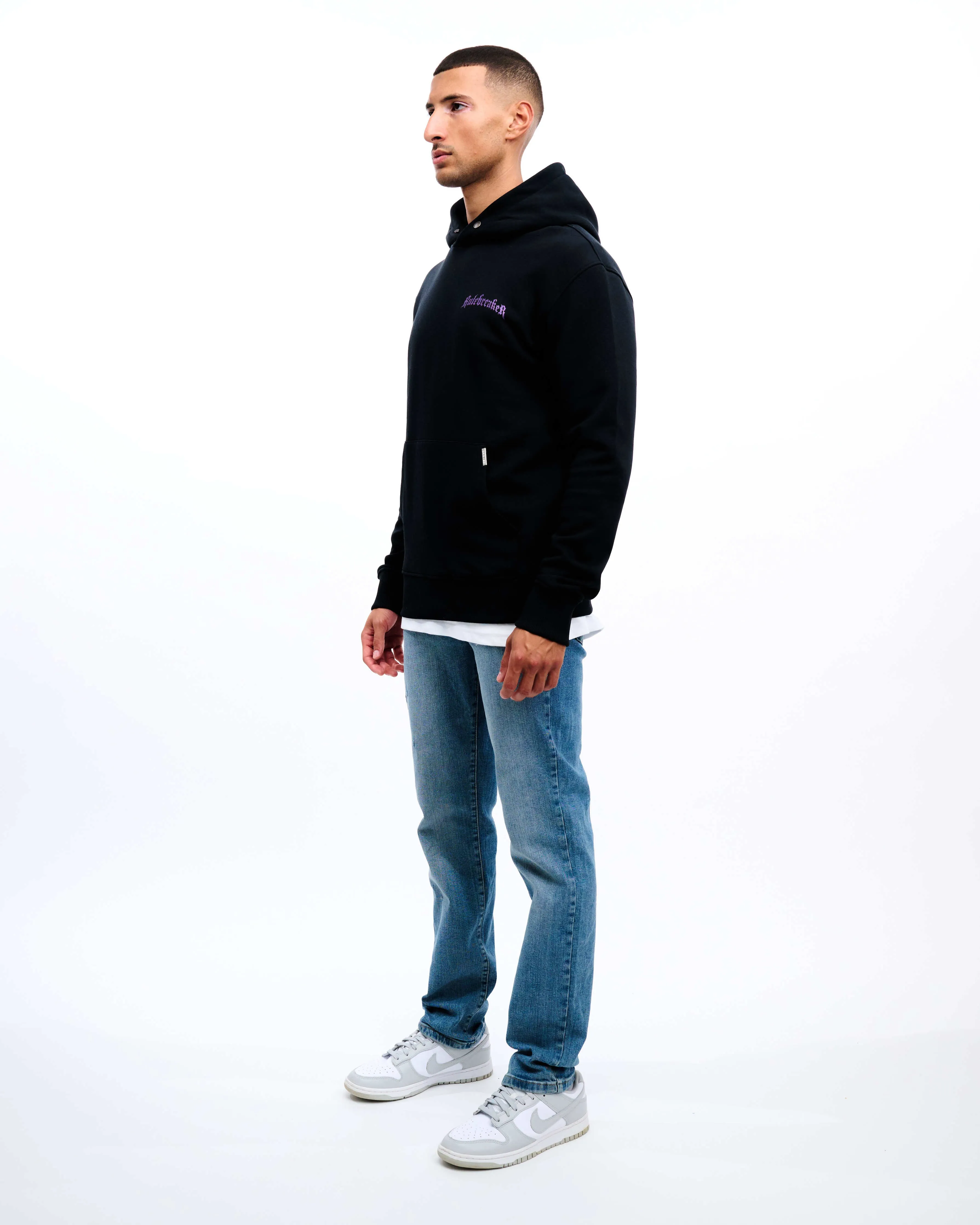 CROYEZ RULEBREAKER HOODIE - BLACK/PURPLE