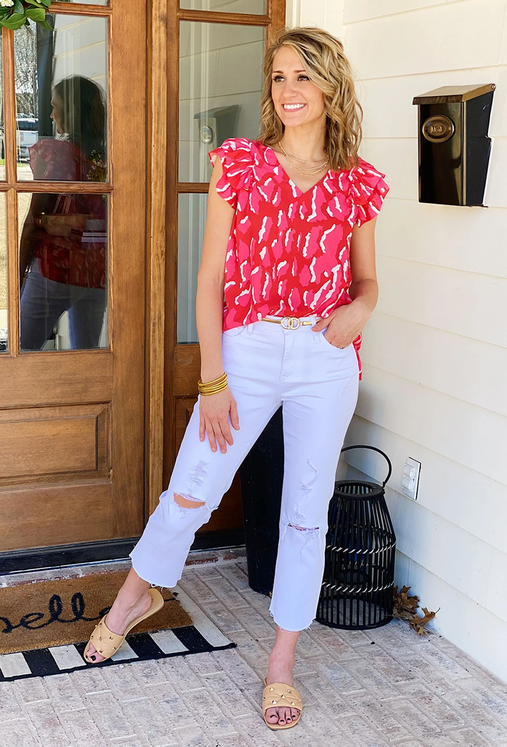 Dreaming Bigger Leopard Blouse