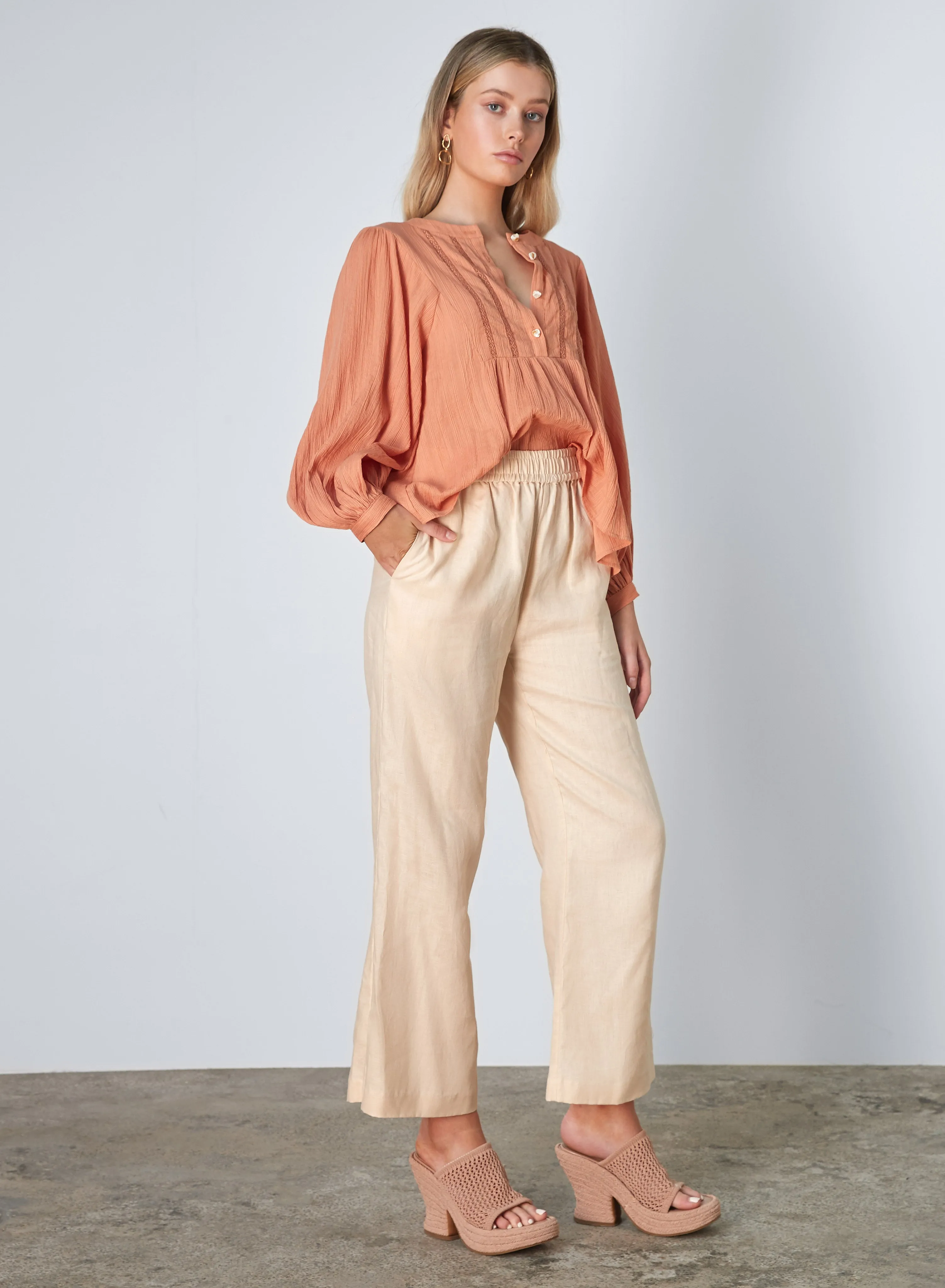 Dune Blouse (Papaya)