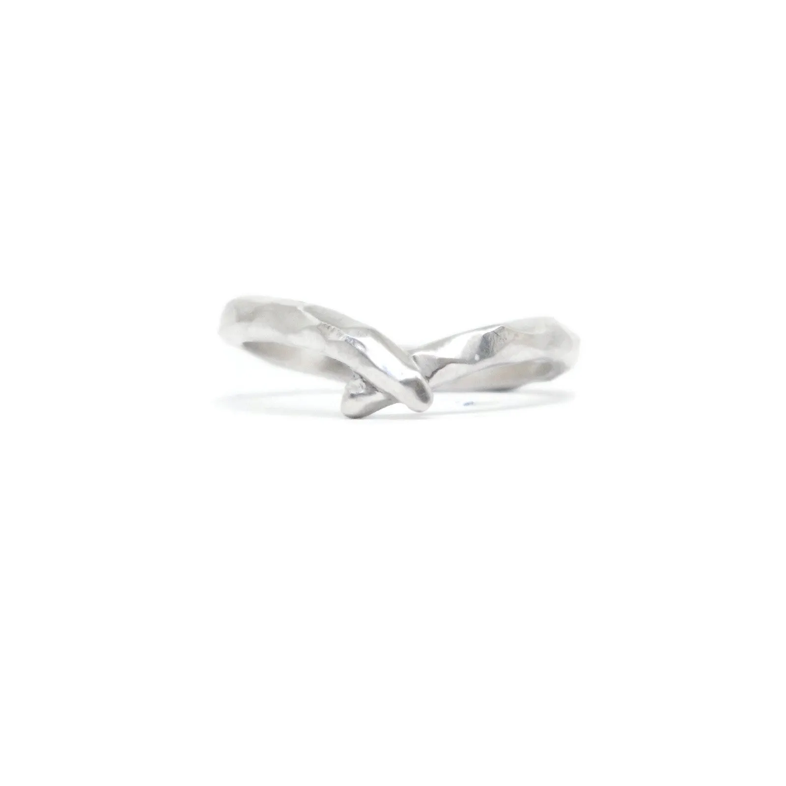 e. scott nuptials... The Branch Curved Wedding Ring