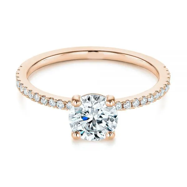 Four Prong Classic Diamond Engagement Ring [Setting Only] - EC051