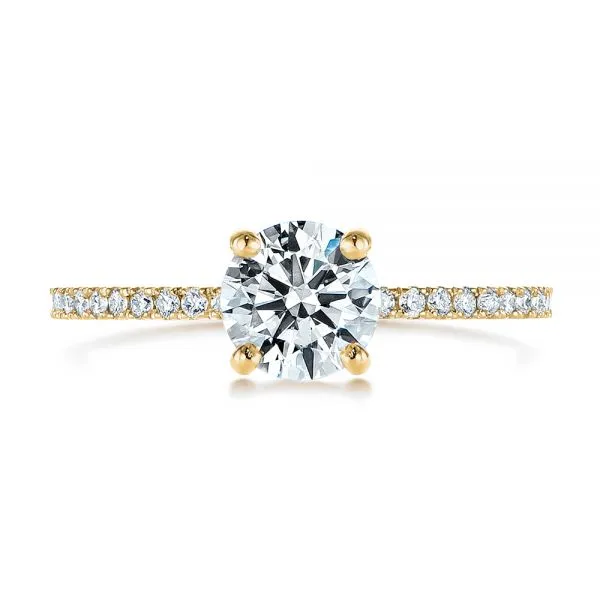 Four Prong Classic Diamond Engagement Ring [Setting Only] - EC051