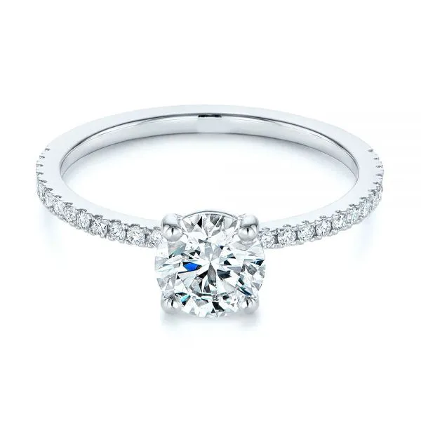 Four Prong Classic Diamond Engagement Ring [Setting Only] - EC051