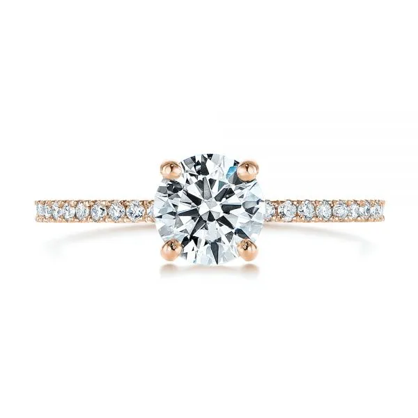 Four Prong Classic Diamond Engagement Ring [Setting Only] - EC051