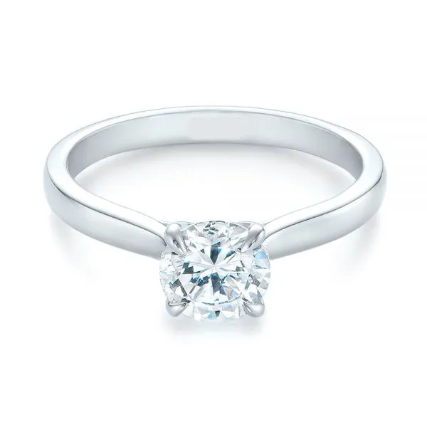 Four Prong Solitaire Diamond Engagement Ring [Setting Only] - EC047