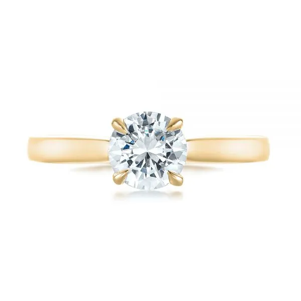 Four Prong Solitaire Diamond Engagement Ring [Setting Only] - EC047