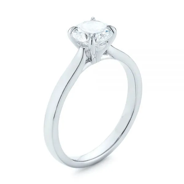 Four Prong Solitaire Diamond Engagement Ring [Setting Only] - EC047