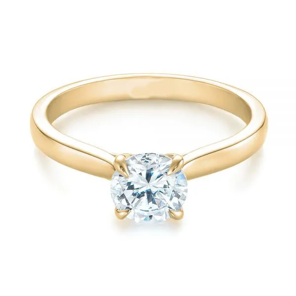 Four Prong Solitaire Diamond Engagement Ring [Setting Only] - EC047