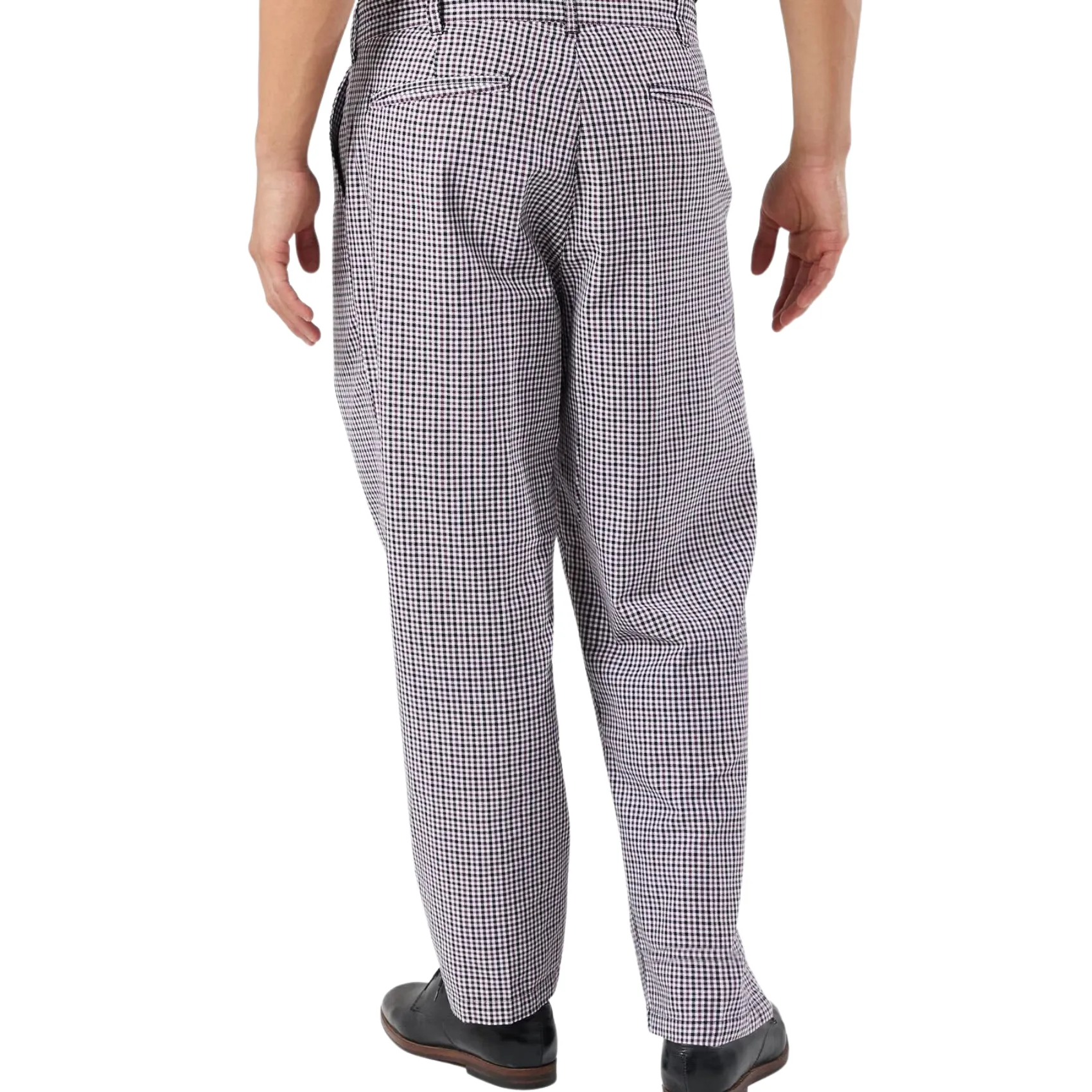 Fubar Pleated Plaid Pant - Multicolor