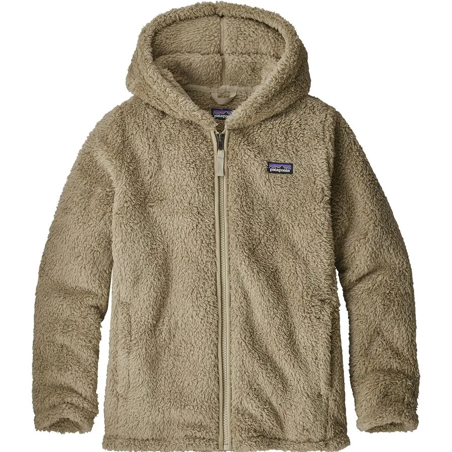 Girls Patagonia | Los Gatos Full Zip Hooded Fleece Jacket | Beige