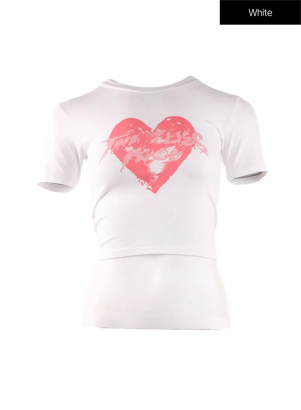 Heart Graphic T-Shirt IF408