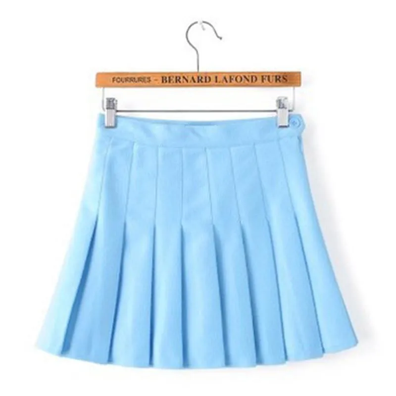 High Waist Pleated Skirt