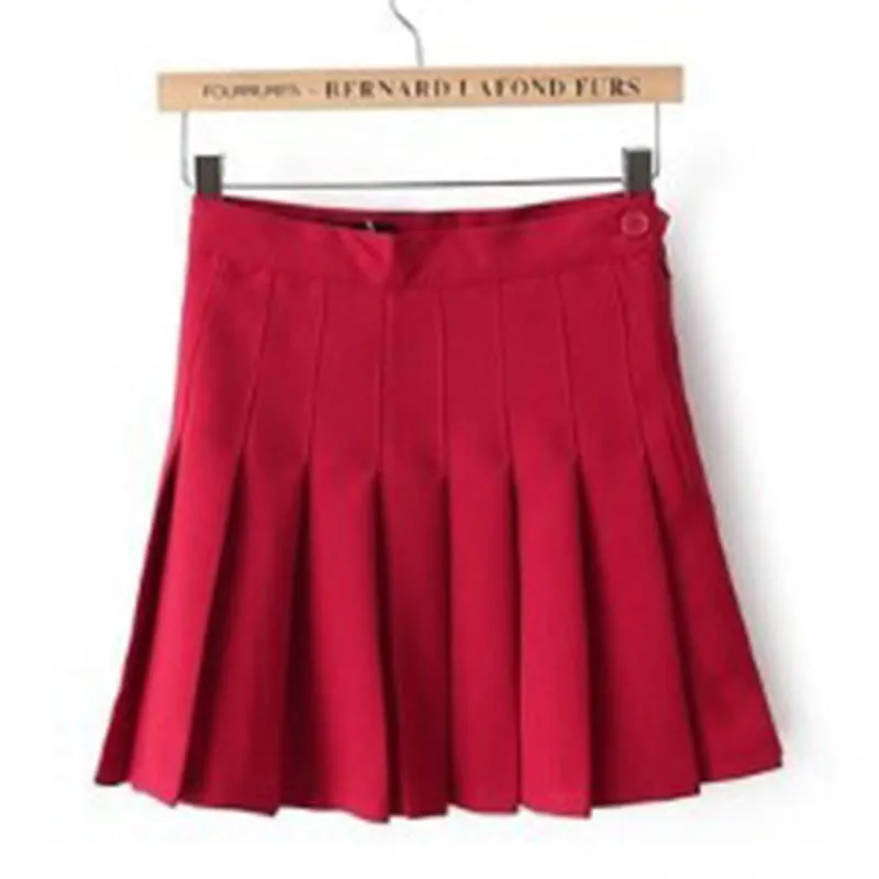 High Waist Pleated Skirt