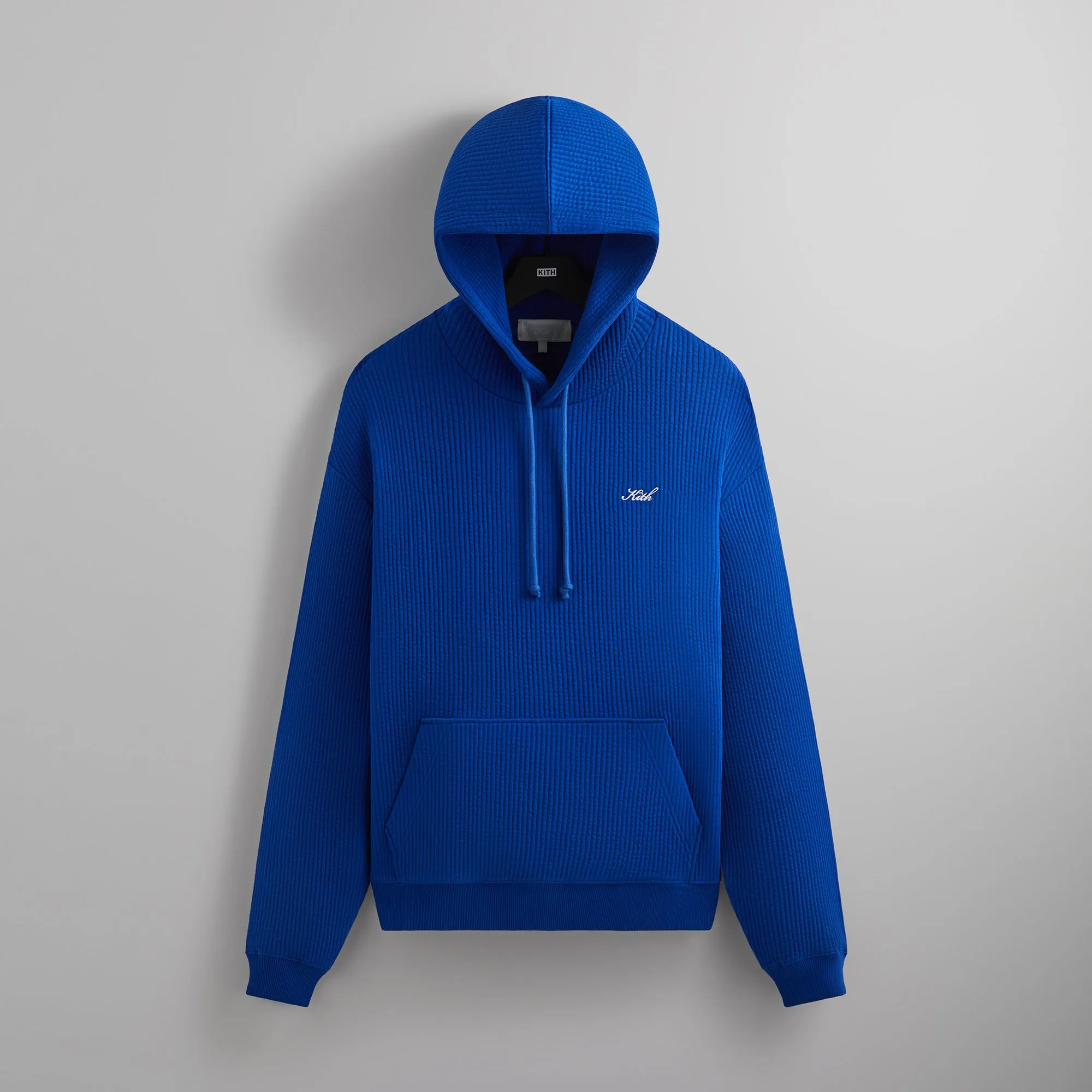 Kith Striped Interlock Williams III Hoodie - Cyclone