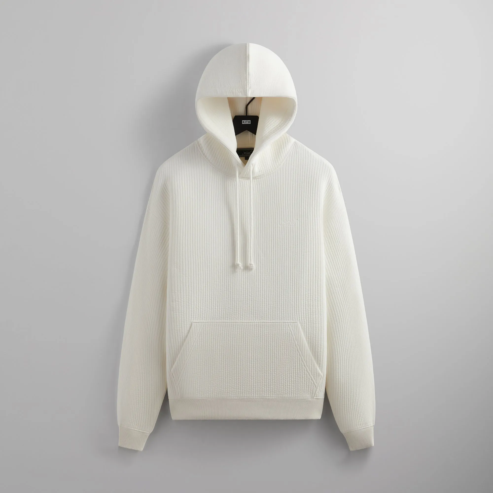 Kith Striped Interlock Williams III Hoodie - Silk