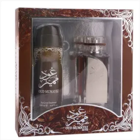 Lattafa Oud Mumayez Giftset Perfume For Men, edp, 100ml   Deo 200ml