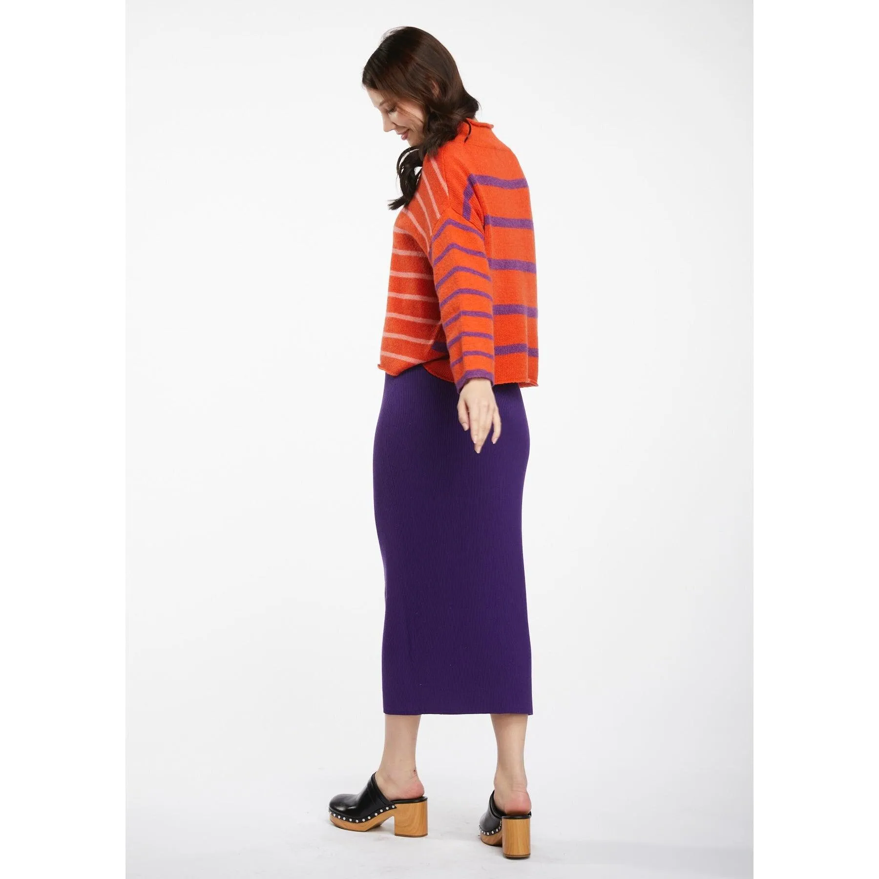 LD & Co Alternate Stripe Orange