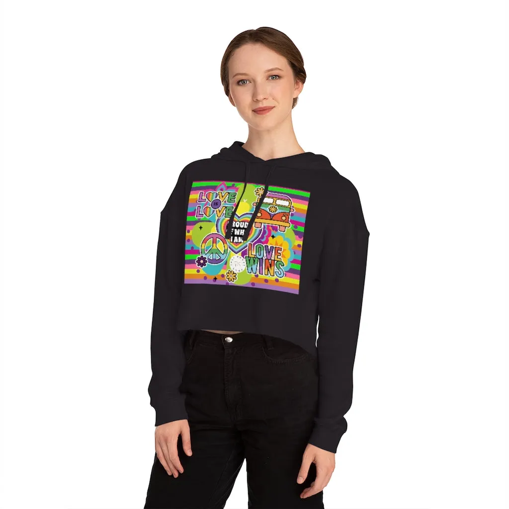 Love is Love Cropped Hoodie