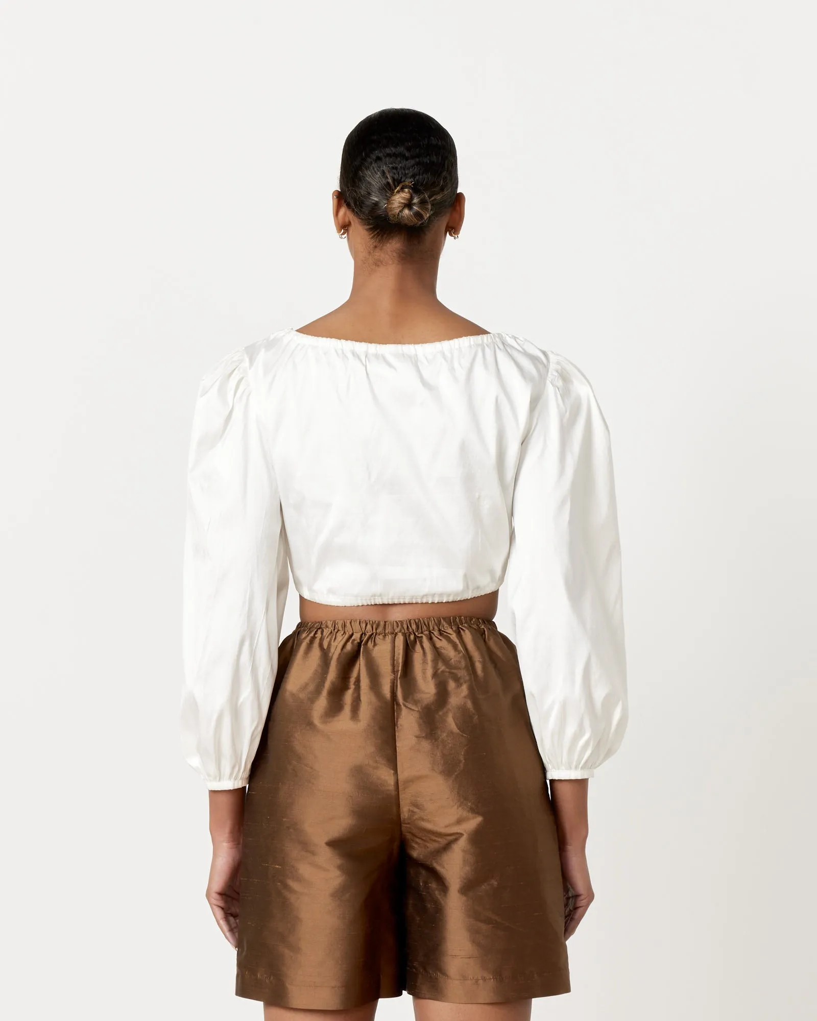 Lupe Blouse in Ivory