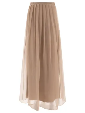 MAXI PLEATED SKIRT