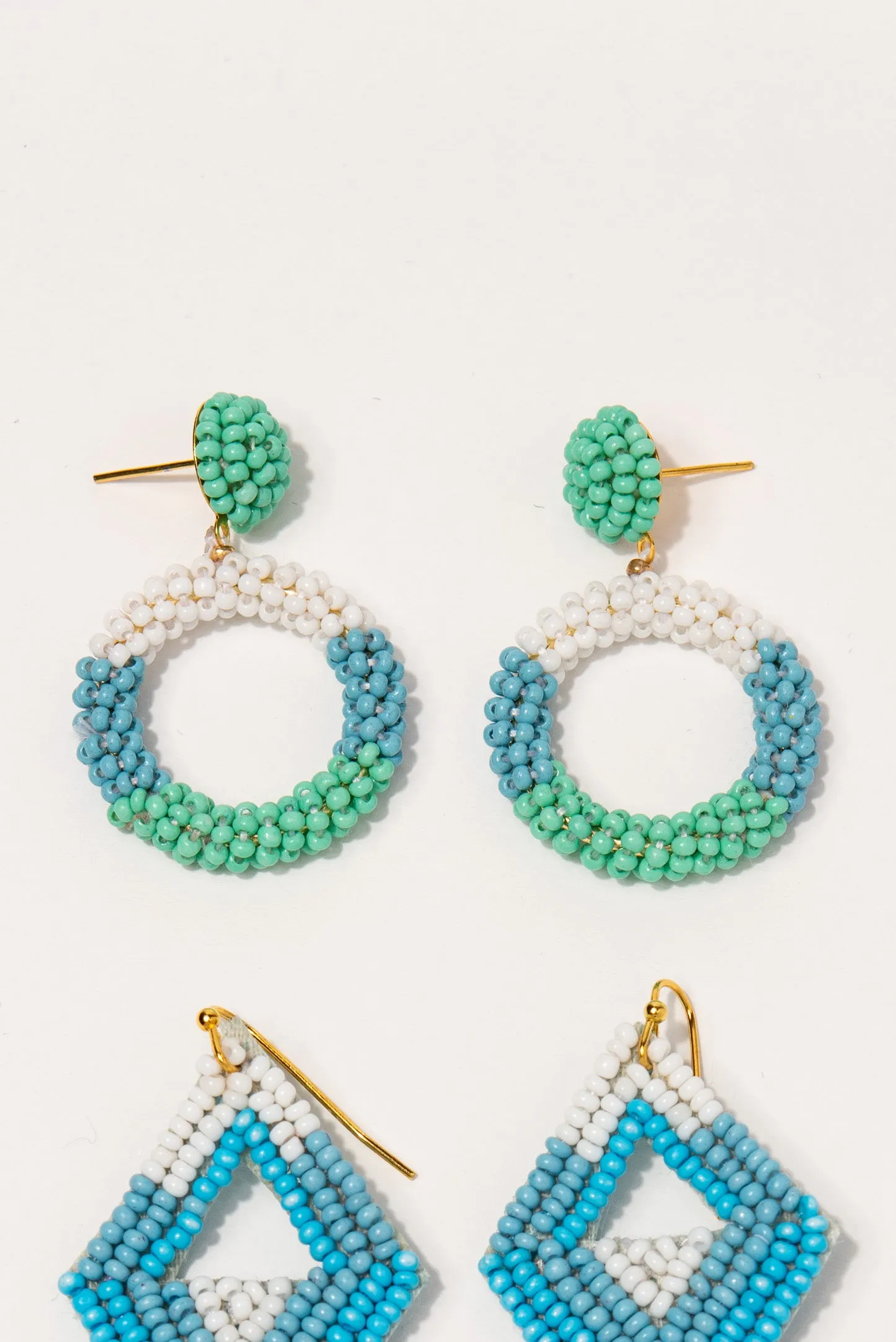 Maya Beaded Dangle Earrings