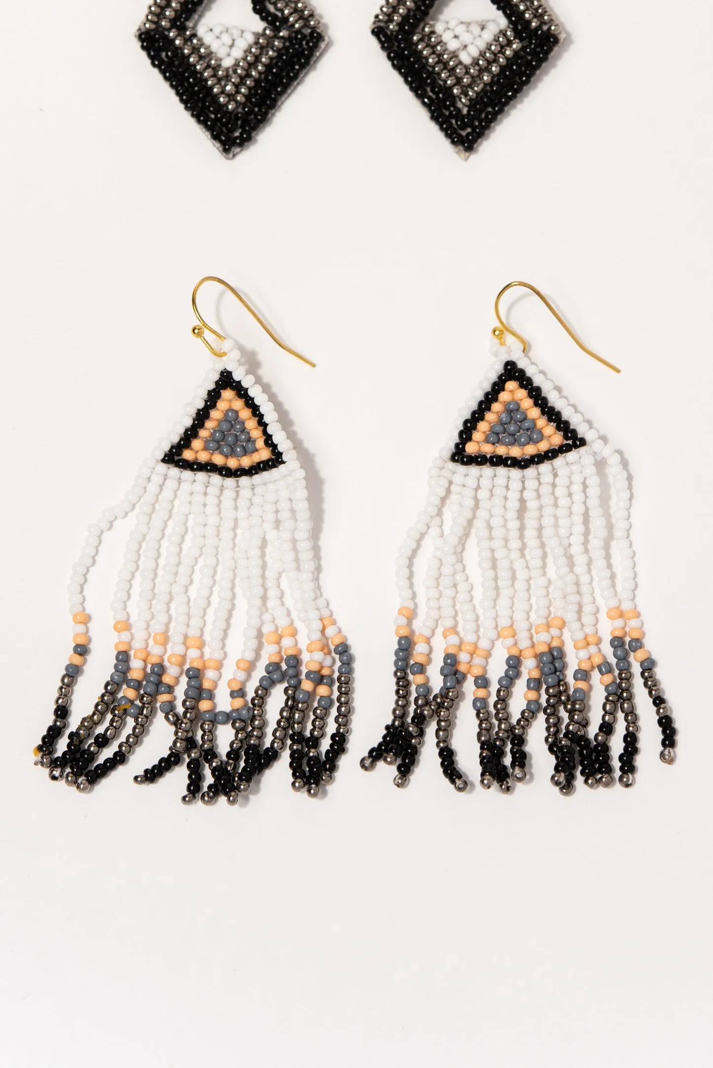 Maya Beaded Dangle Earrings