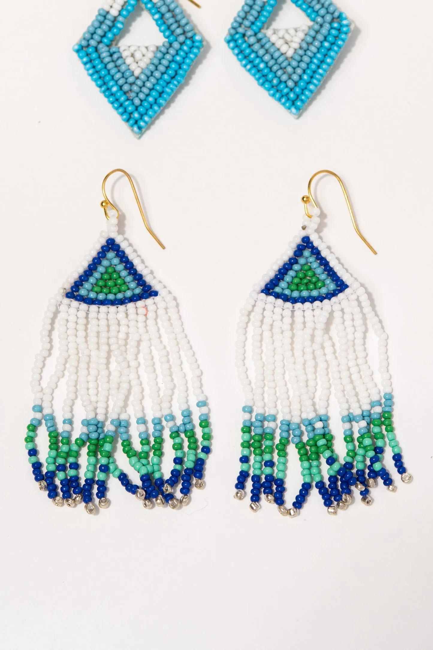 Maya Beaded Dangle Earrings