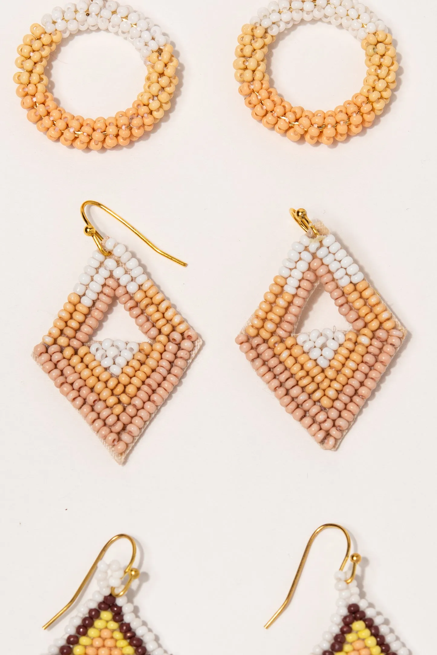 Maya Beaded Dangle Earrings