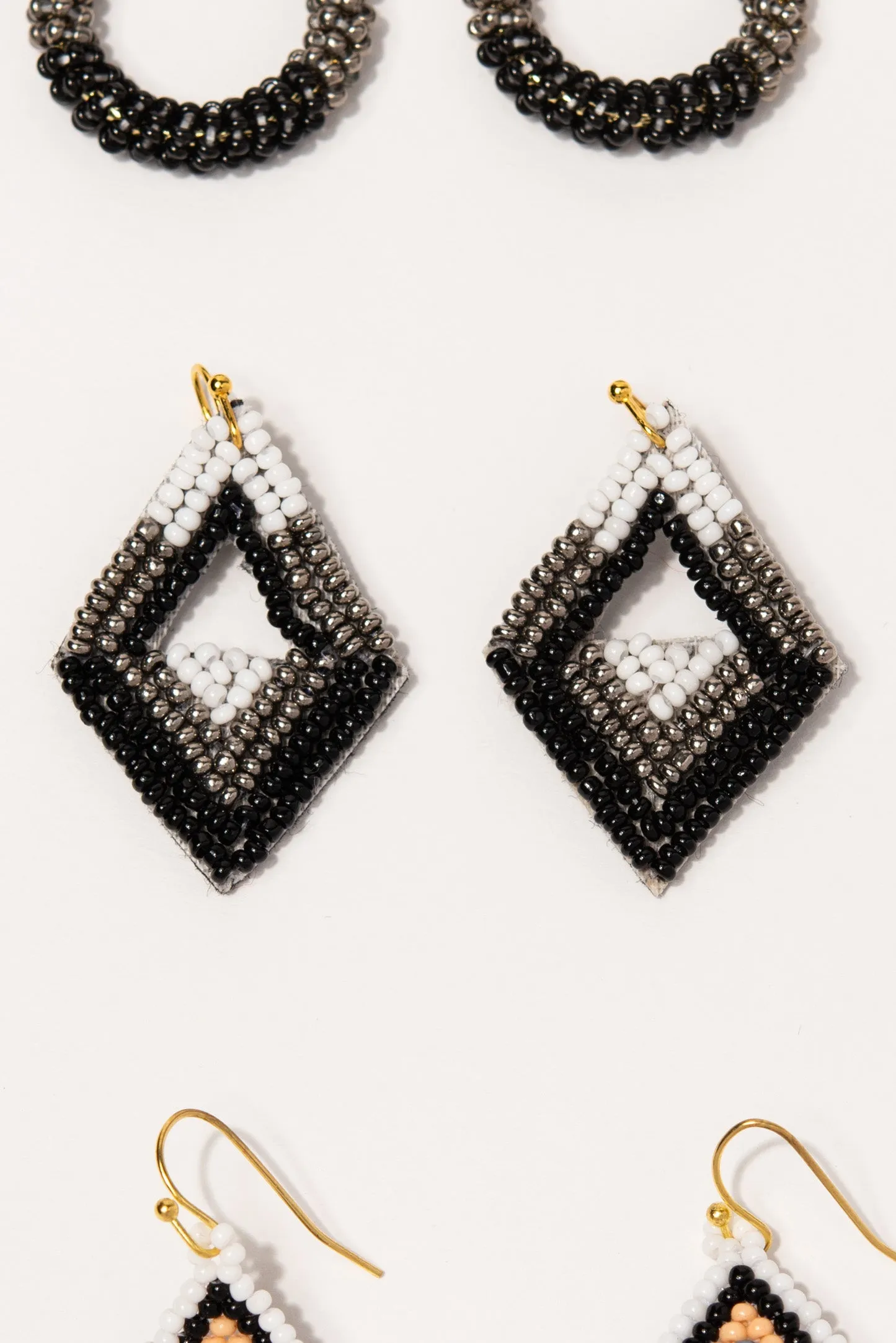 Maya Beaded Dangle Earrings