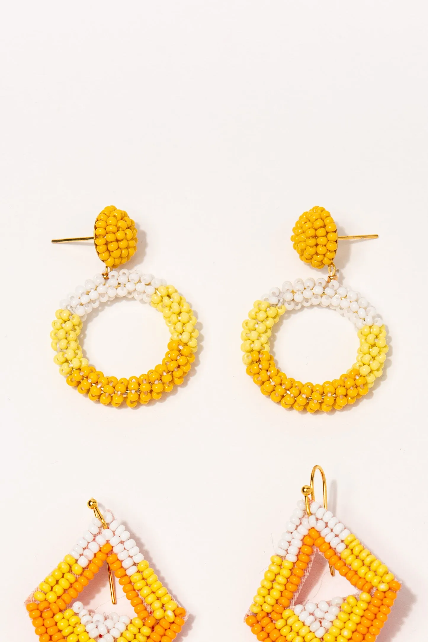 Maya Beaded Dangle Earrings