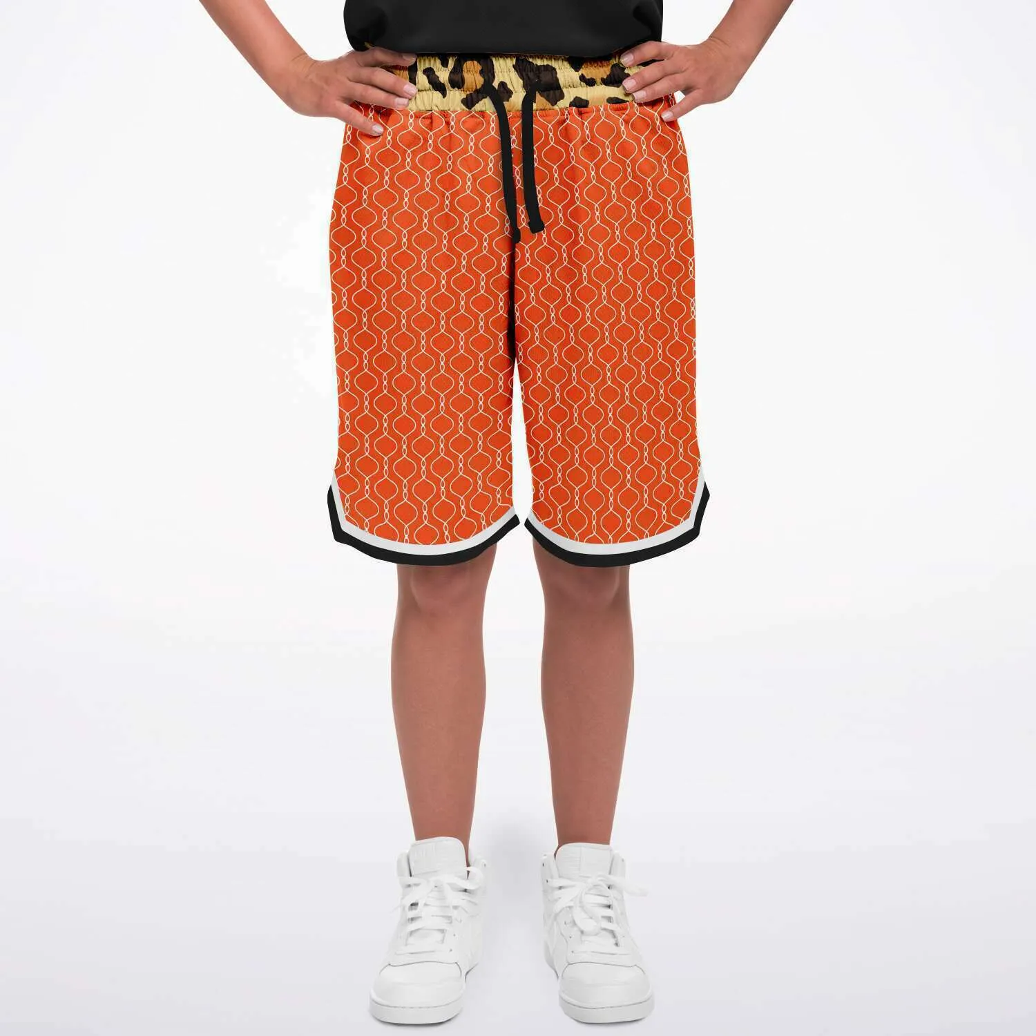 Me So Leopard Unisex Basketball Shorts